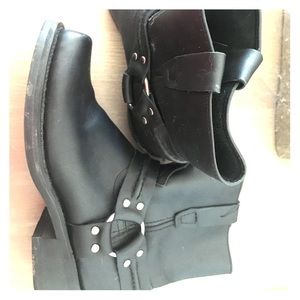 Leather Motorcycle Boots